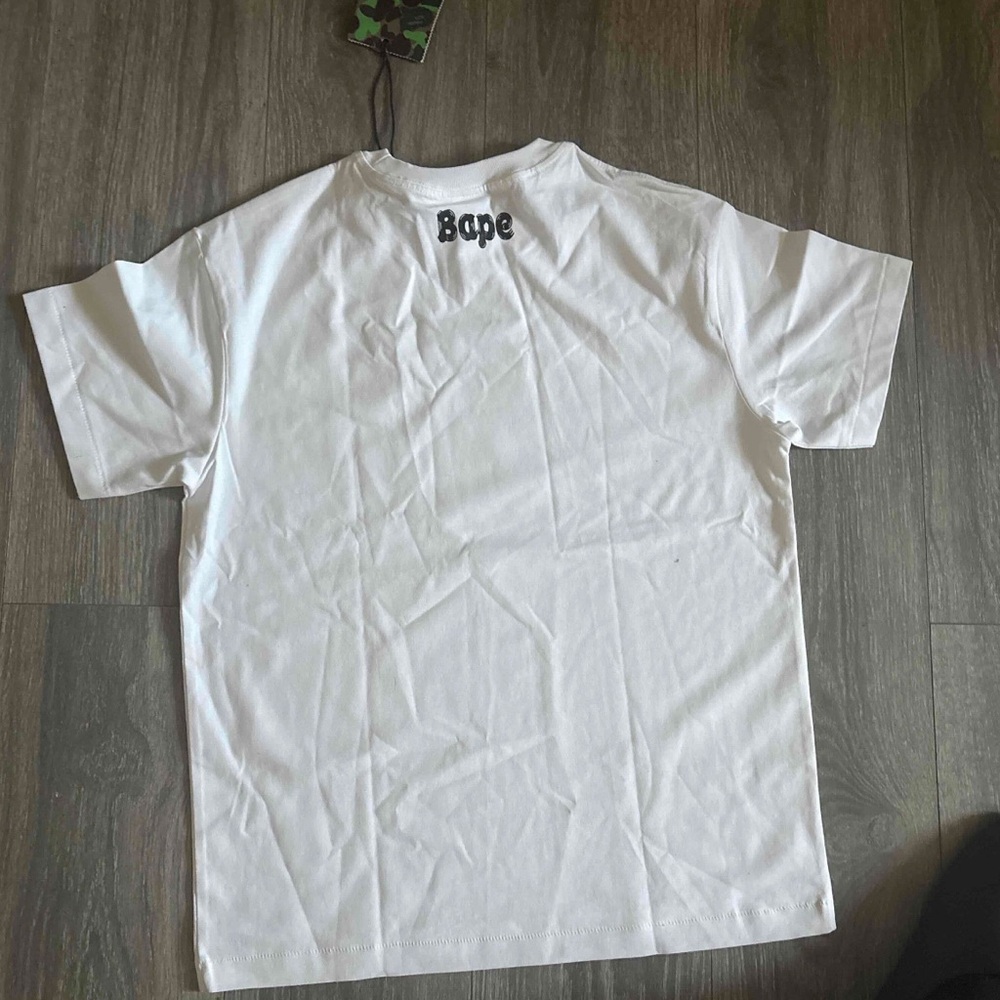 Bape White Short Sleeve Tee